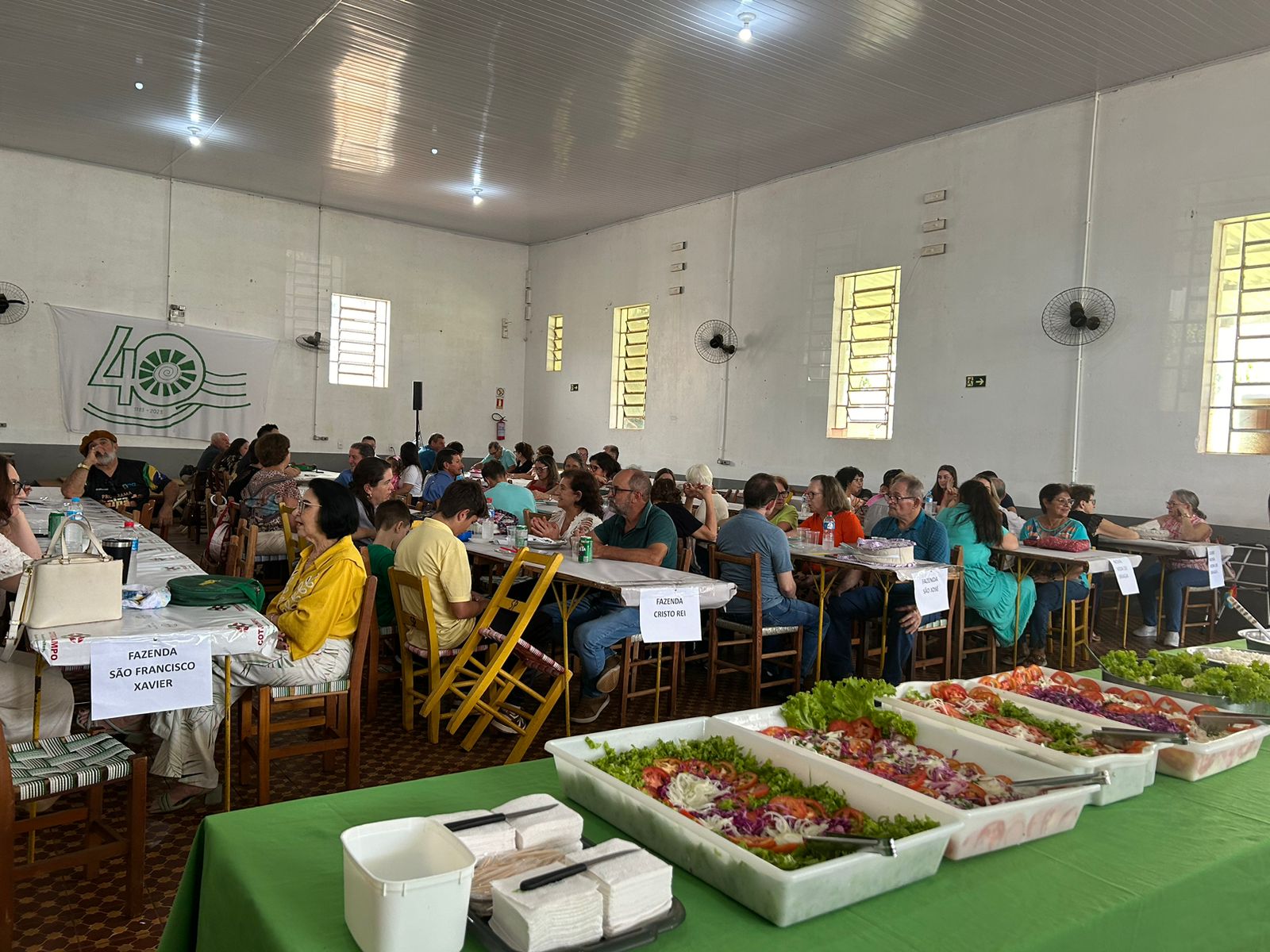 Em Braga almoço beneficente marca o fim de semana na Fazenda da