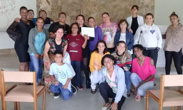 Acolhidas concluem o ano de recuperação em Guaratinguetá (SP)