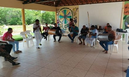 Por meio de parceria com a prefeitura, oficina de Capoeira é realizada com acolhidos em Oeiras (PI)