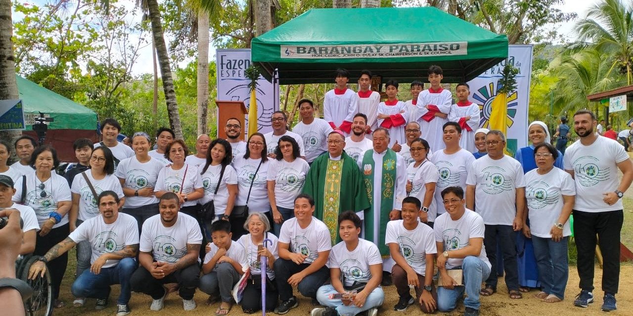 Encontro da Família da Esperança acontece na unidade de Masbate, nas Filipinas