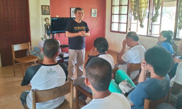 Focolarino filipino visita Fazenda da Esperança de Masbate para formação e momentos de união e comunhão