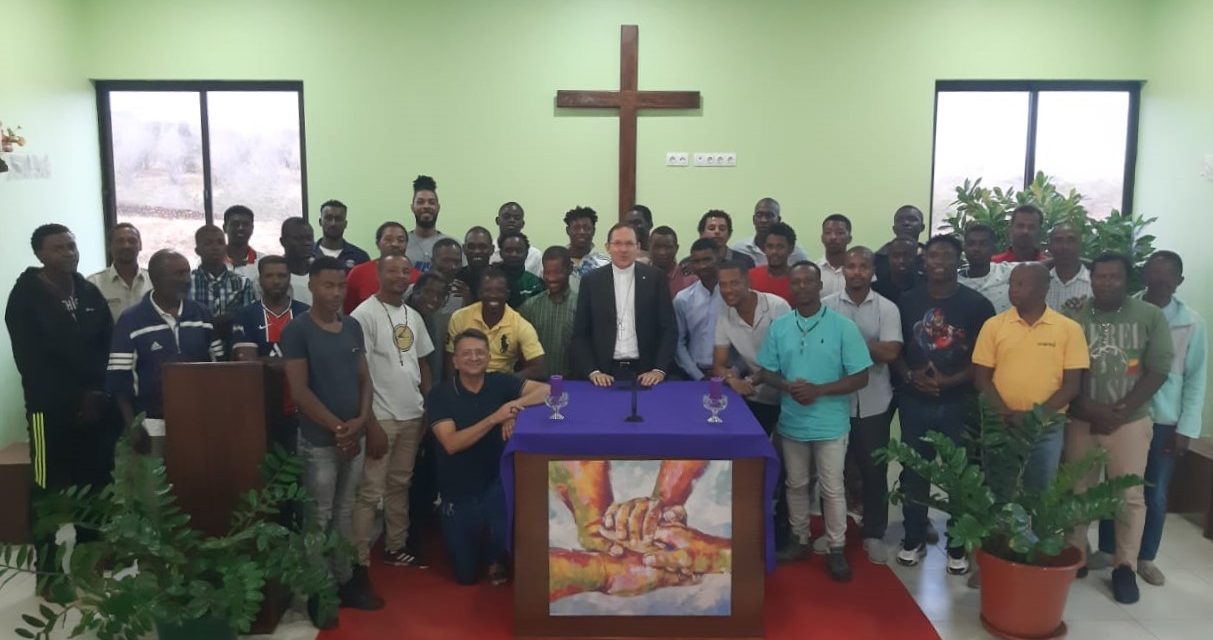 Núncio Apostólico emociona-se durante visita à Fazenda Esperança Cabo Verde