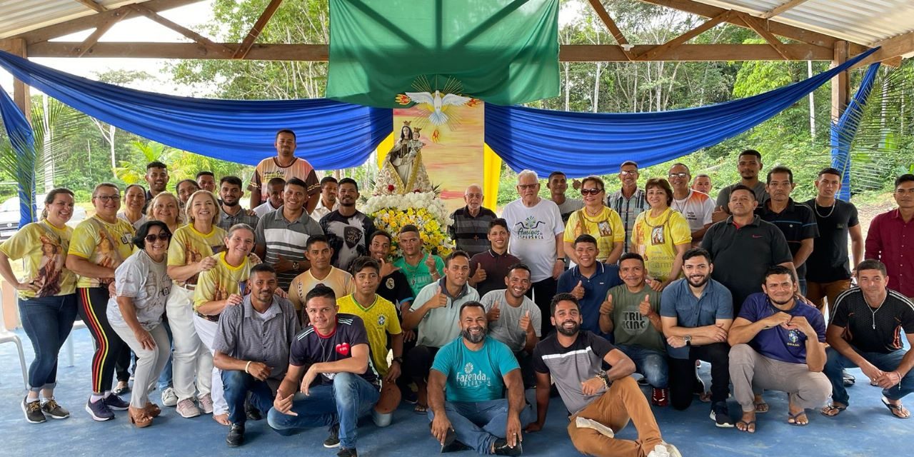 Fazendas da Esperança em Manaus recebem imagem peregrina de Nossa Senhora do Carmo