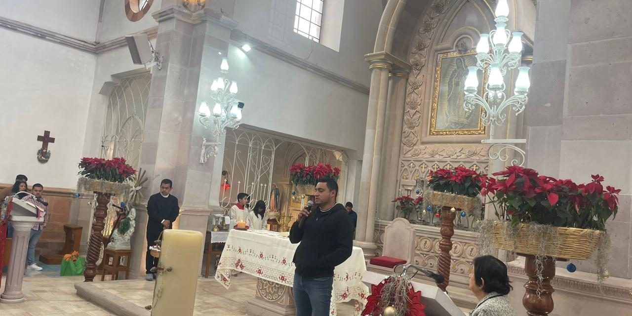 Acolhido testemunha na paróquia de Maravilha, no México