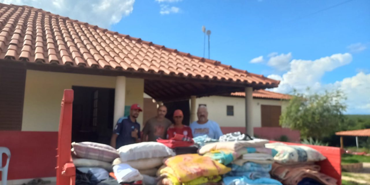 Em Berizal, Fazenda São Leopoldo Mandic faz doação de cobertores e roupas de cama