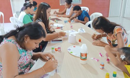 Em Sergipe, aula de artes auxilia na recuperação das acolhidas da Fazenda da Esperança