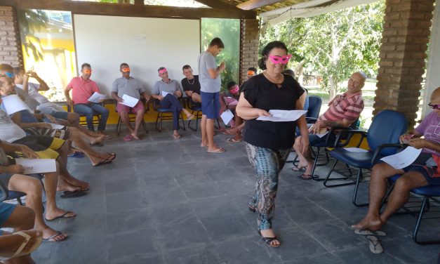 Em São Gonçalo dos Campos (BA), acolhidos participam de tarde de reflexão