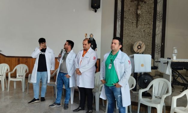 Alunos de Medicina do Centro Universitário Inta realização ação na Fazenda da Esperança em Sobral (CE)