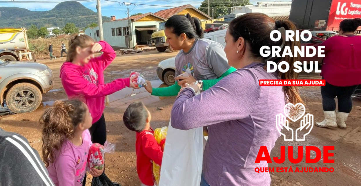 Campanha “Ajude quem está ajudando” busca auxiliar os atingidos pelas chuvas no Rio Grande do Sul