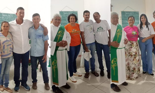 Voluntários da Fazenda Bento XVI recebem o sacramento do Batismo