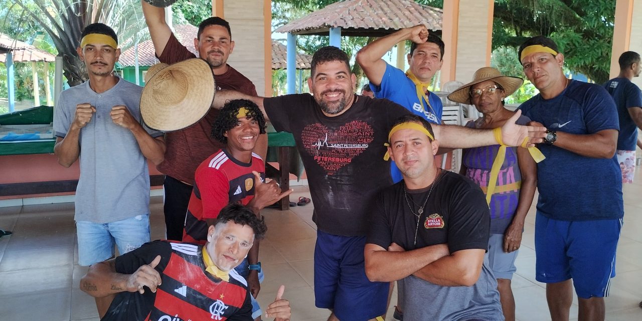 Acolhidos da Fazenda em Alhandra recebem equipe da Paróquia Nossa Senhora da Assunção