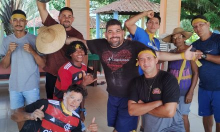 Acolhidos da Fazenda em Alhandra recebem equipe da Paróquia Nossa Senhora da Assunção