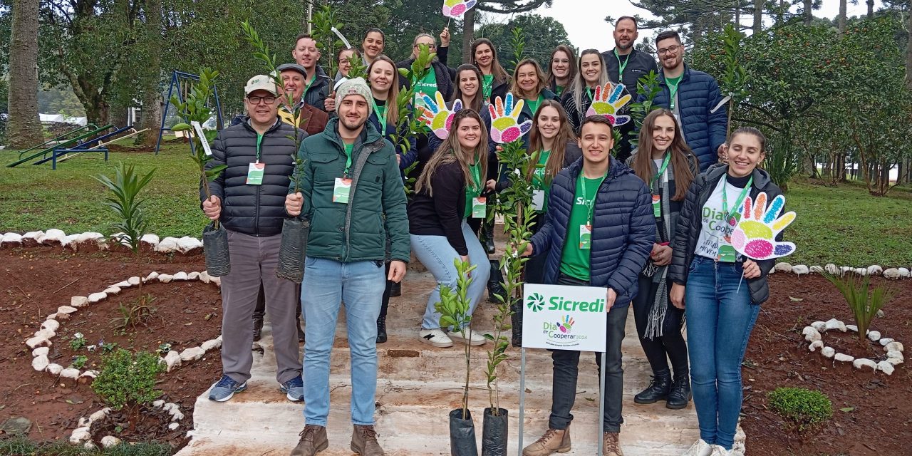 Na Fazenda São Rafael, de Casca (RS), recebe a visita da Cooperativa Sicredi