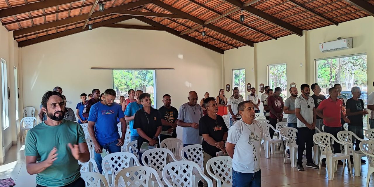Missa e celebração de Crisma de voluntária marcam o domingo na Fazenda em Porto Nacional (TO)