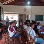 Acolhidos da Fazenda da Esperança em Serra (ES) participam de palestra sobre saúde bucal