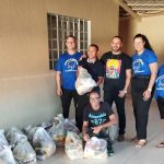 Fazenda em Aurilândia (GO) recebe doação de cestas básicas da Pastoral da Sobriedade