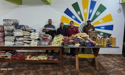 Fazenda da Esperança em Guarará (MG) recebe doação de alimentos de Paróquia de Maripá