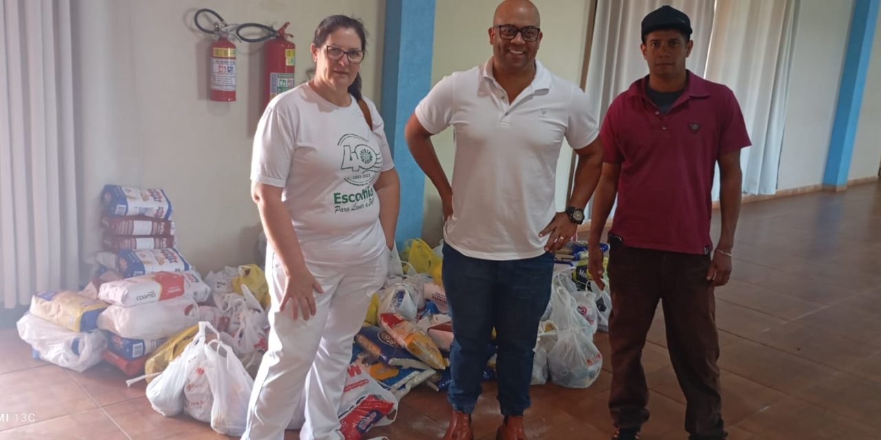 Em Toledo (PR), Fazenda Cristo Rei recebe doação de 500kg de alimento