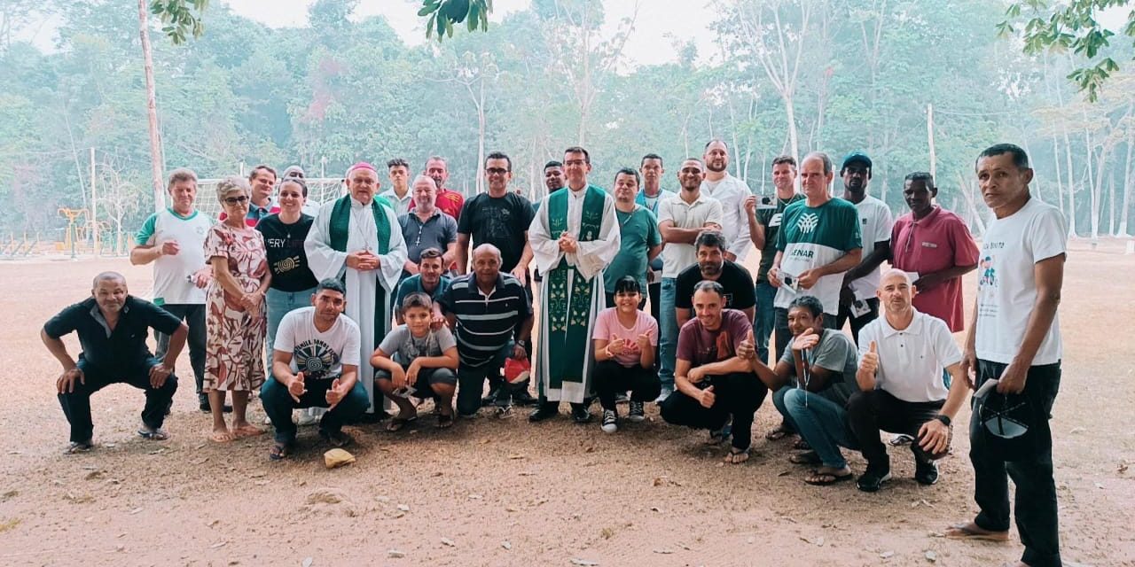 Dom Canísio Klaus preside Missa na Fazenda da Esperança em Carlinda (MT)