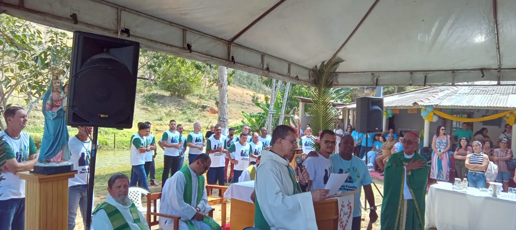 Missa marca o 9º aniversário da Fazenda da Esperança em Colatina (ES)