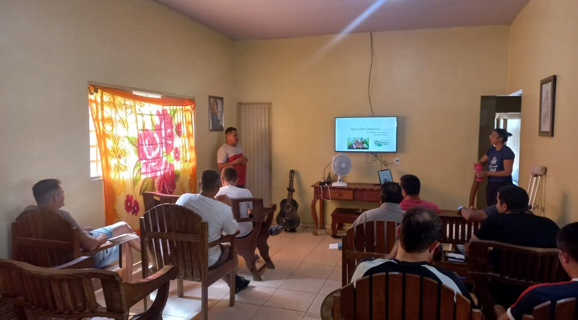 Curso de agricultura orgânica é ministrado aos acolhidos da Fazenda da Esperança no Tocantins