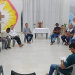 Padres e bispo da diocese local visitam a Fazenda da Esperança em Campo Verde (MT)