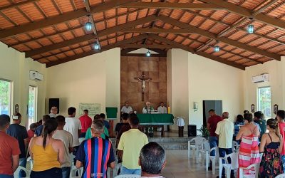 Missa e conclusão de ano marcam o domingo na Fazenda da Esperança em Porto Nacional (TO)