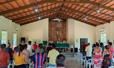 Missa e conclusão de ano marcam o domingo na Fazenda da Esperança em Porto Nacional (TO)