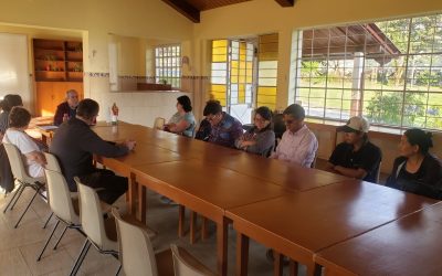 Primeira reunião do Grupo Esperança Viva na Fazenda da Esperança no Equador