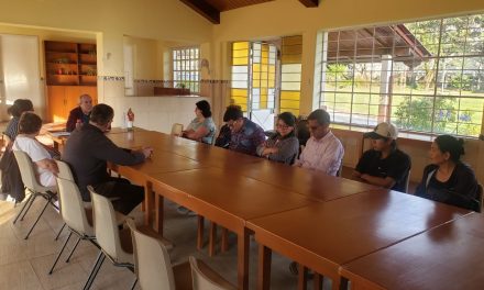 Primeira reunião do Grupo Esperança Viva na Fazenda da Esperança no Equador