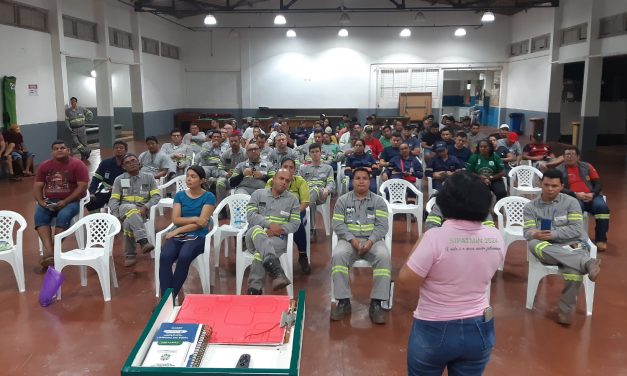 GEV de Manaus (AM) faz conscientização na Semana Interna de Prevenção do Trabalho em mineradora