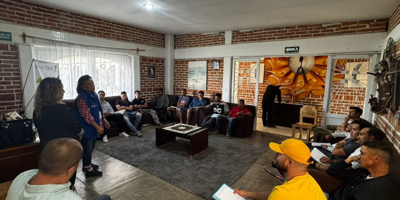 Governo de Aguascalientes promove oficinas de inteligência emocional para os acolhidos da Fazenda