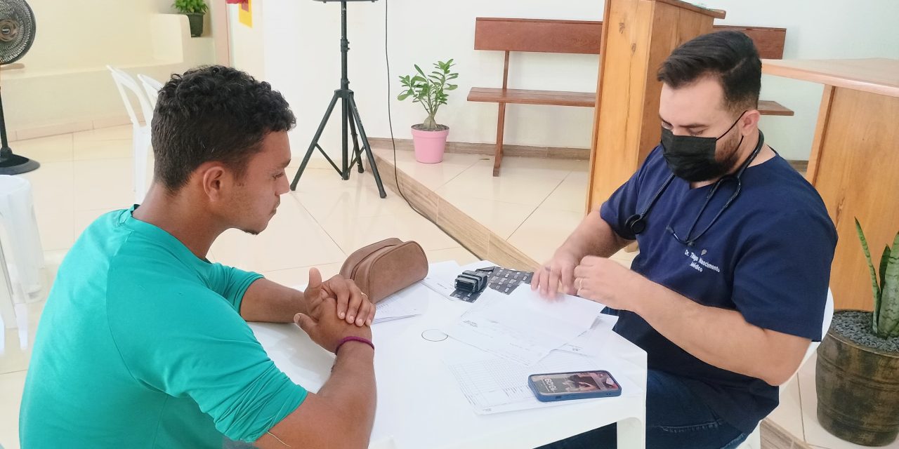 Equipe de saúde municipal realiza atendimento na Fazenda da Esperança em Iracema (RO)