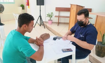 Equipe de saúde municipal realiza atendimento na Fazenda da Esperança em Iracema (RO)