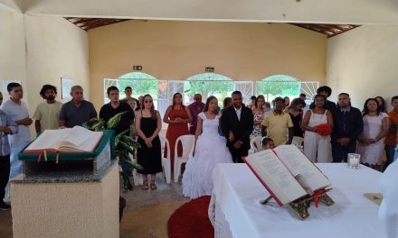 Em Oeiras (PI), Fazenda da Esperança realiza cerimônia de casamento e entrega de certificado de recuperação