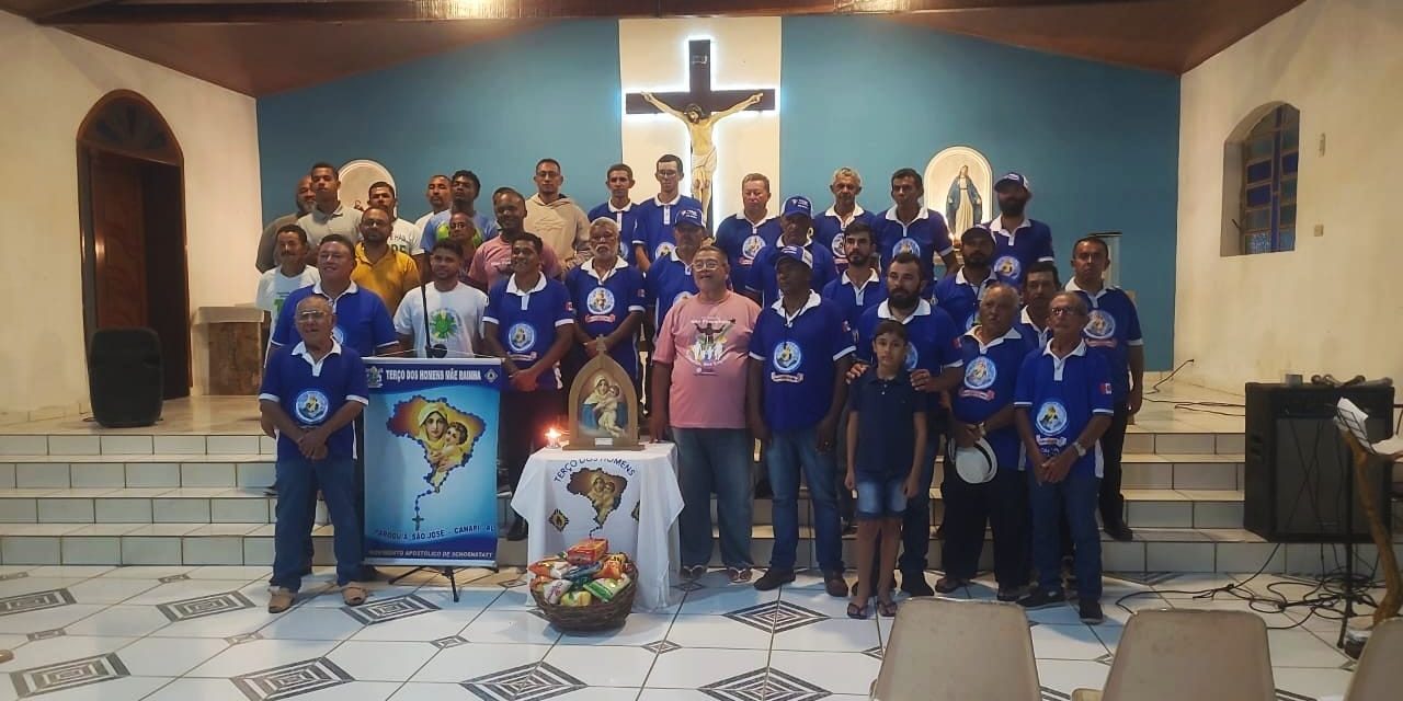 Terço dos Homens da Paróquia São José visita Fazenda da Esperança para momento de graça e unidade