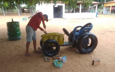 A arte da reciclagem transforma a Fazenda da Esperança em Itainópolis (PI)