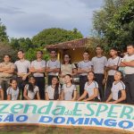 Jovens em ação, alunos do colégio militar visitam unidade da Fazenda da Esperança