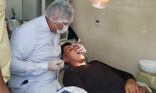 Equipe de saúde realiza atendimento na Fazenda da Esperança