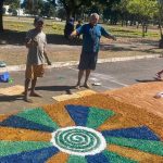 A participação da Fazenda da Esperança na confecção dos tapetes de Corpus Christi