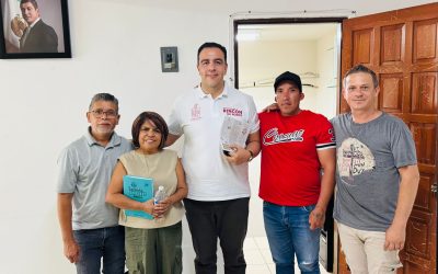 Prefeito de Rincón de Romos recebe membros da Fazenda da Esperança