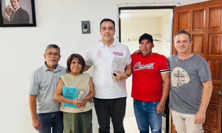 Prefeito de Rincón de Romos recebe membros da Fazenda da Esperança