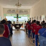 Fazenda da Esperança Señor de las Angustias recebe estudantes do Colégio Portugal