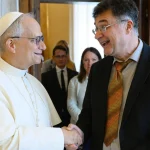Nelson Giovanelli participa de primeira audiência com Papa Leão XIV