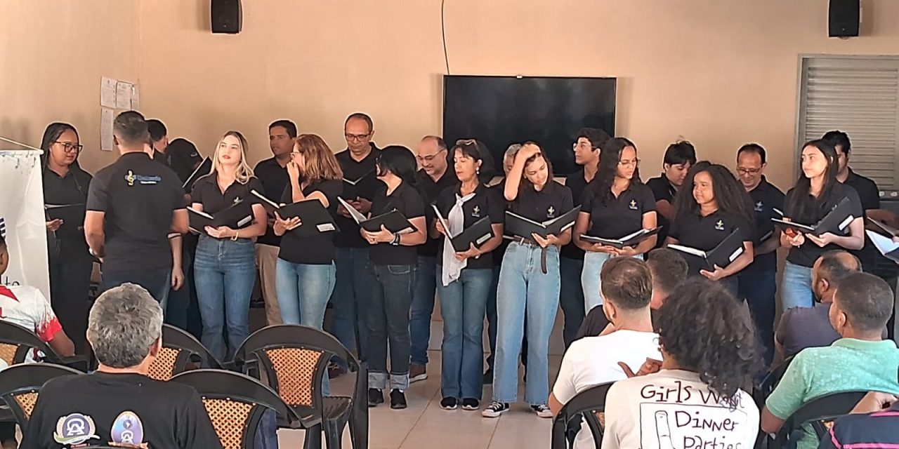 Coral da UFT leva música à Fazenda da Esperança de Lajeado