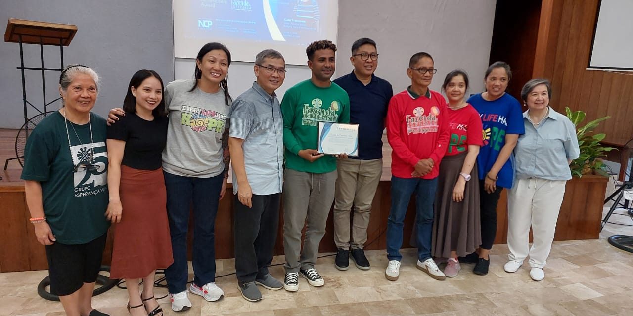 Fazenda da Esperança nas Filipinas é reconhecida em prêmio pela missão de recuperação