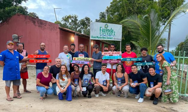 Fazenda da Esperança participa de oficina de artes em parceria com UFS e Grupo Vivarte