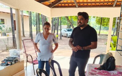 Acolhidos da Fazenda em Mozarlânida recebem orientações sobre cuidados com a saúde