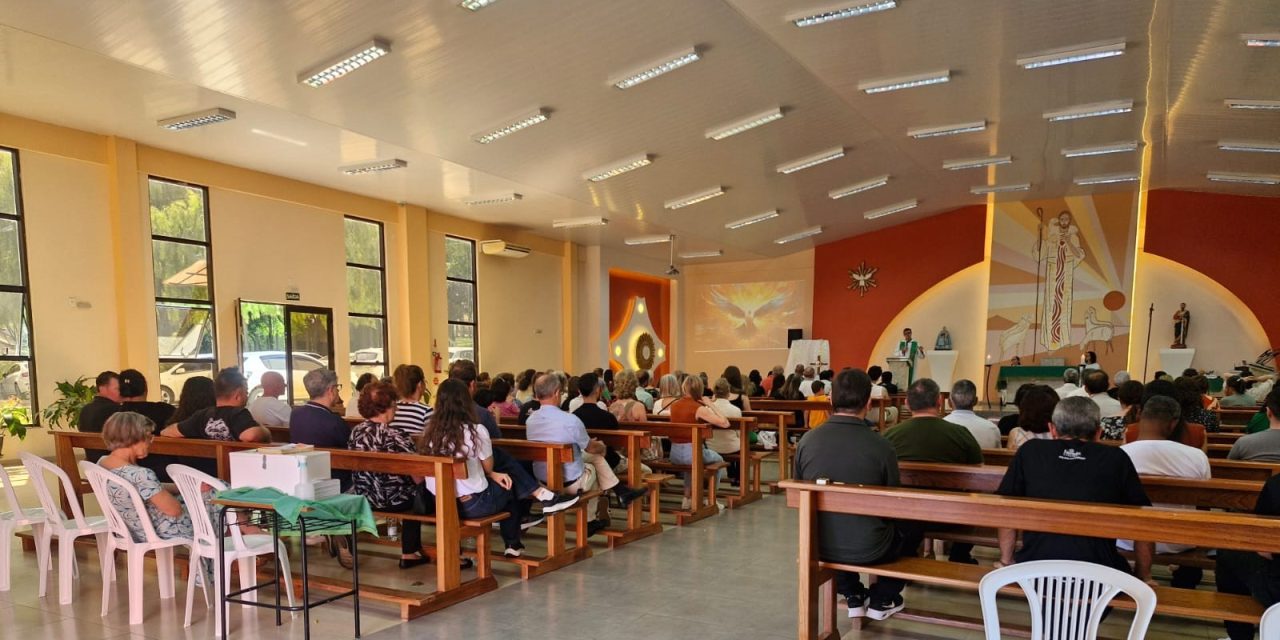 Encontro reúne comunidade do Palmital e Fazenda da Esperança em Chapecó