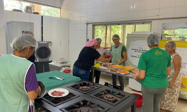 Oficina de panificação na Fazenda da Esperança de Palmas